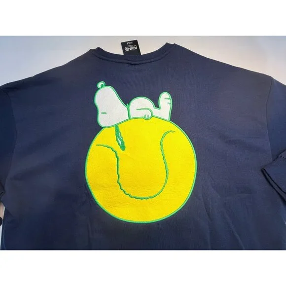 Snoopy Peanuts Racquet Club Tennis Sweatshirt Size XXL